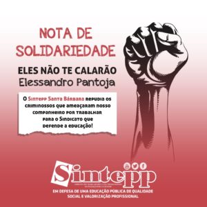 Nota de solidariedade – Elessandro Pantoja (Stª Bárbara do Pará)