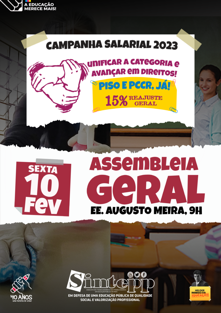 1002 Sex LanÇamento Campanha Salarial 2023 Sintepp 5790