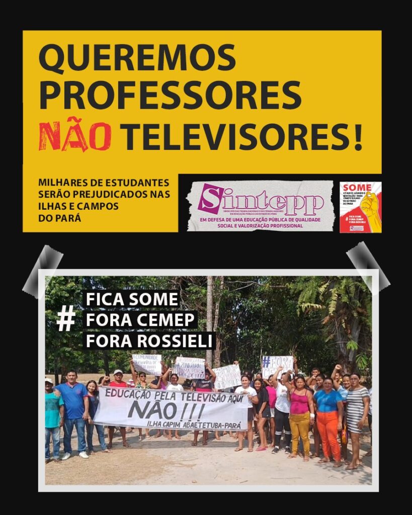 Queremos Professores, não televisores!