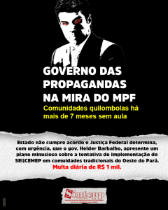 Governo das propagandas na mira do MPF