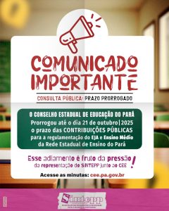 Consulta pública: prazo prorrogado