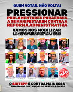 Não à Reforma Administrativa