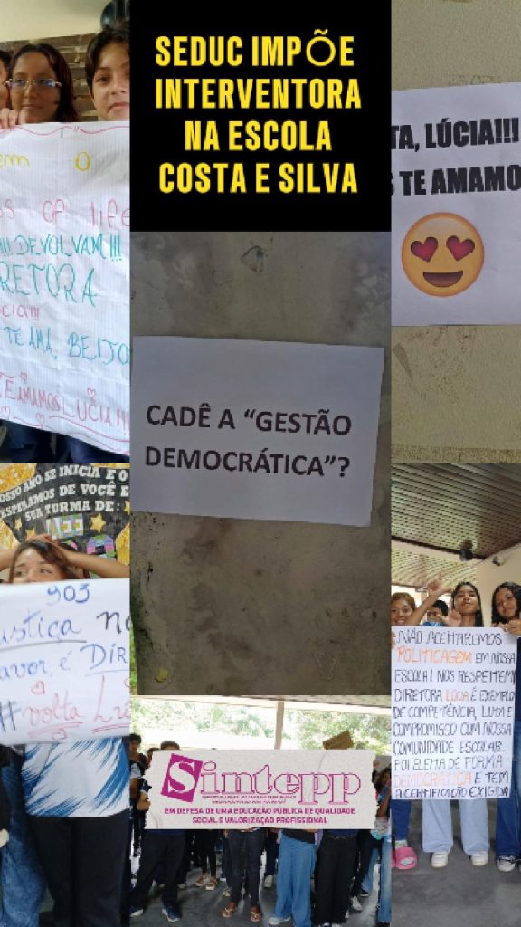 SEDUC impõe interventora na Escola Costa e Silva