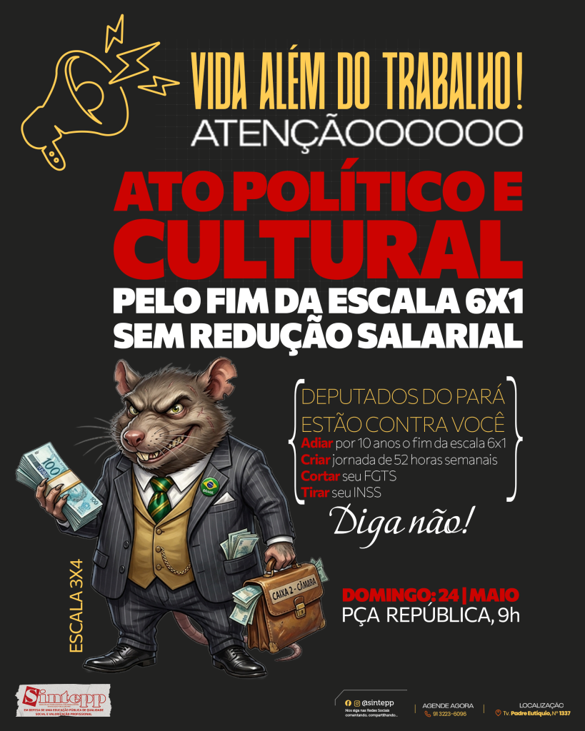 Ato contra a escala 6×1 na República