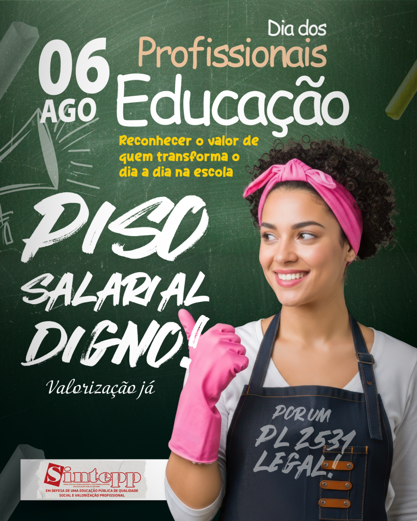 06 de agosto dia dos profissionais da educação