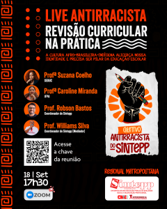 Live Antirracista: Revisão Curricular na prática