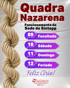 Funcionamento da Sede na Quadra Nazarena